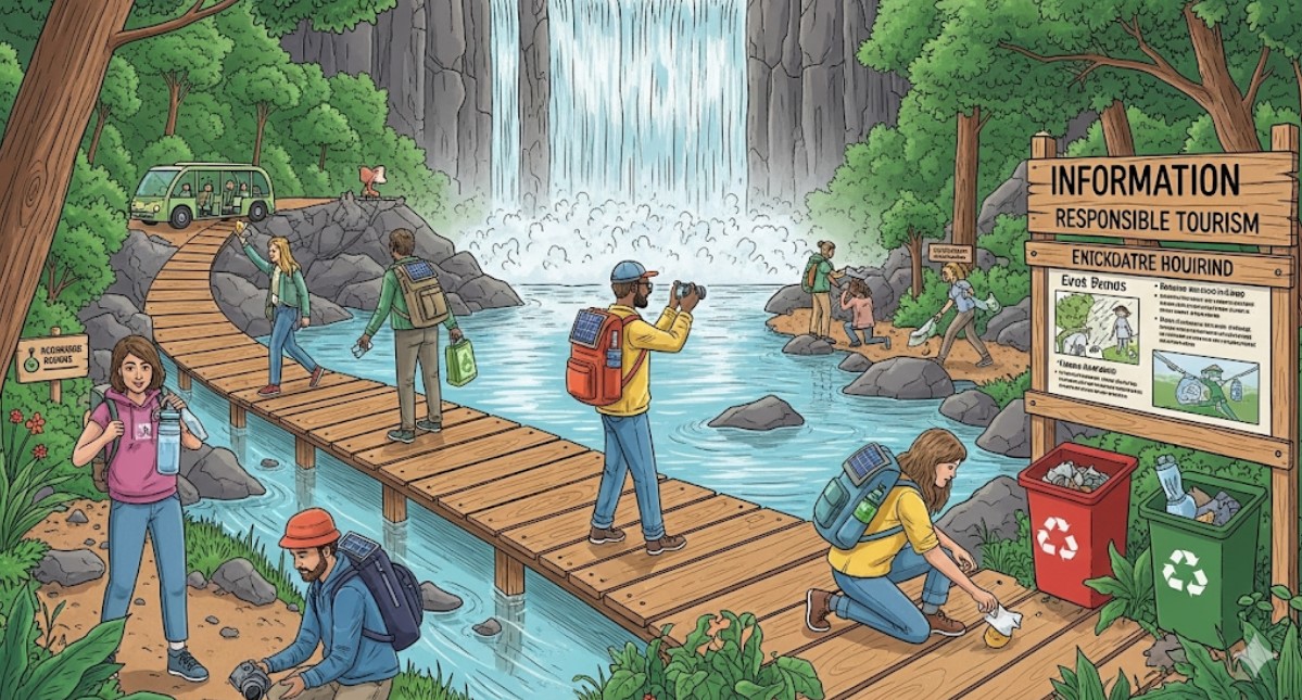 Embracing Sustainable Waterfall Tourism