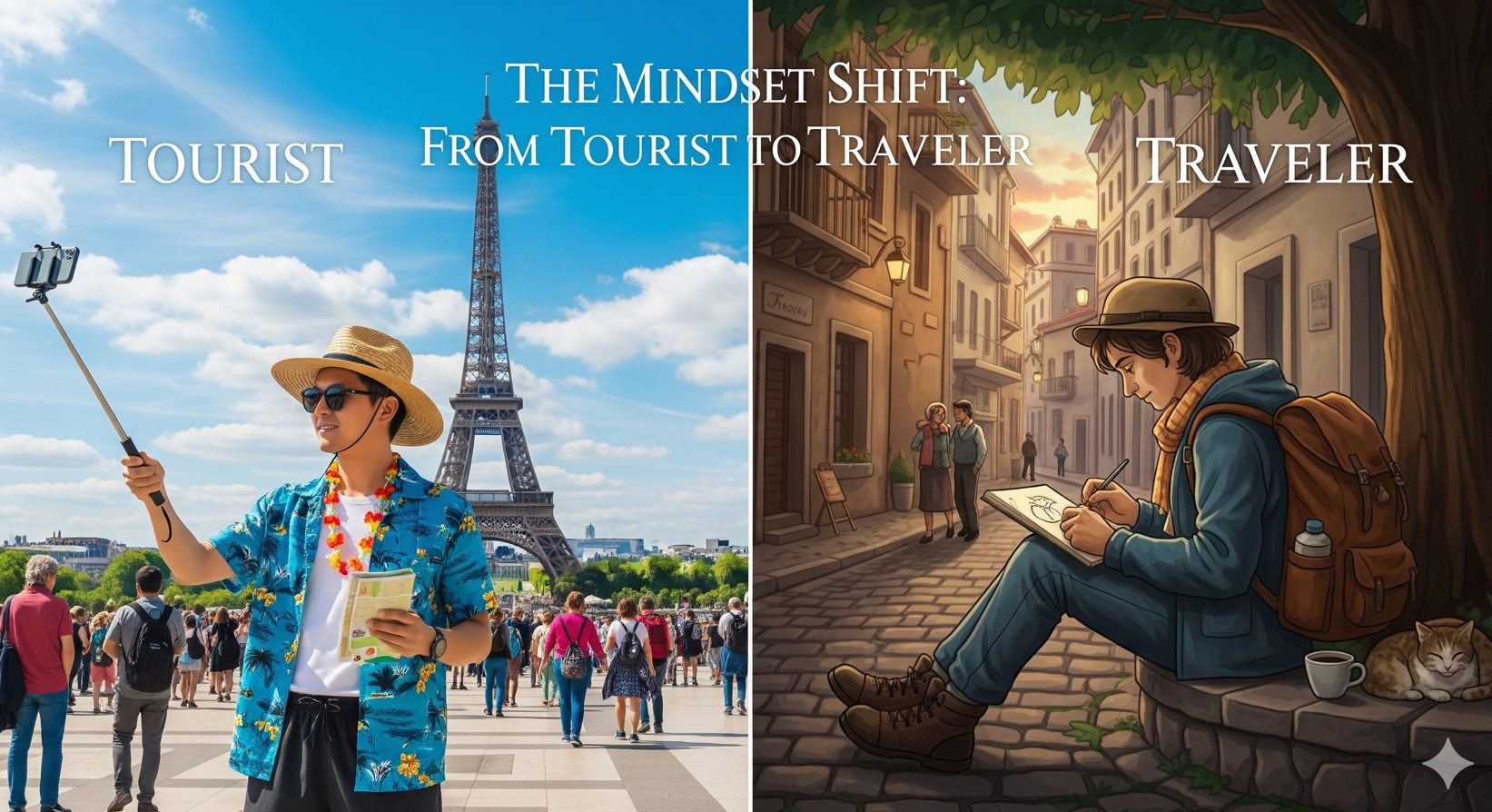 The Mindset Shift: From Tourist to Traveler