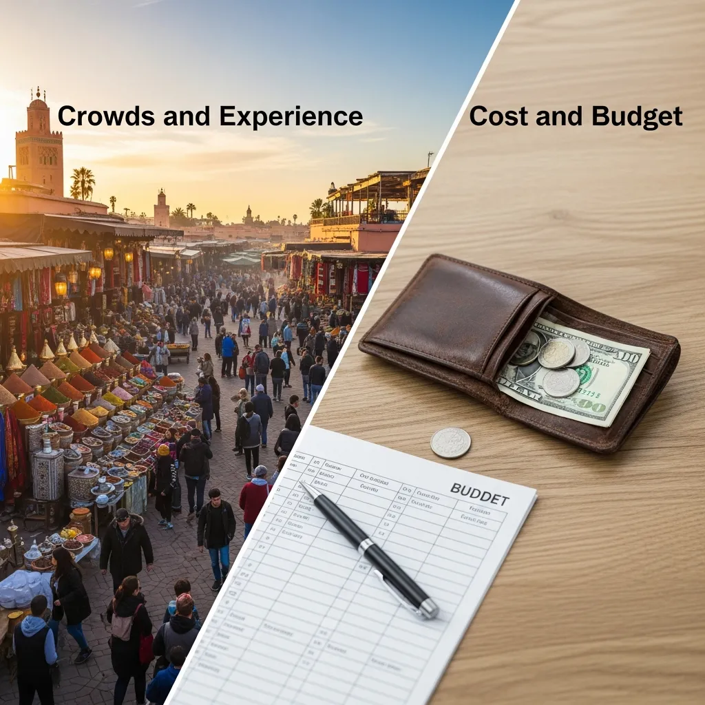 Cost and Crowds Balancing 