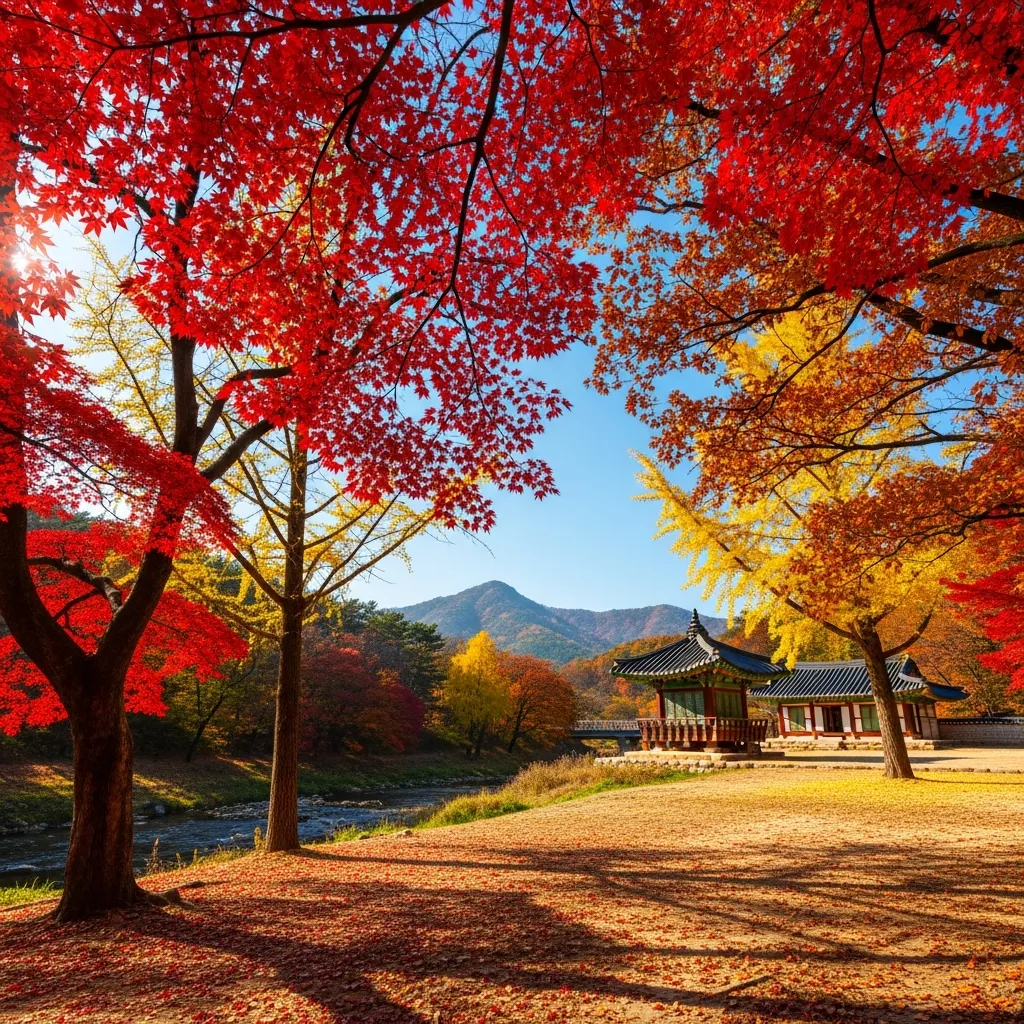 Autumn in South Korea 