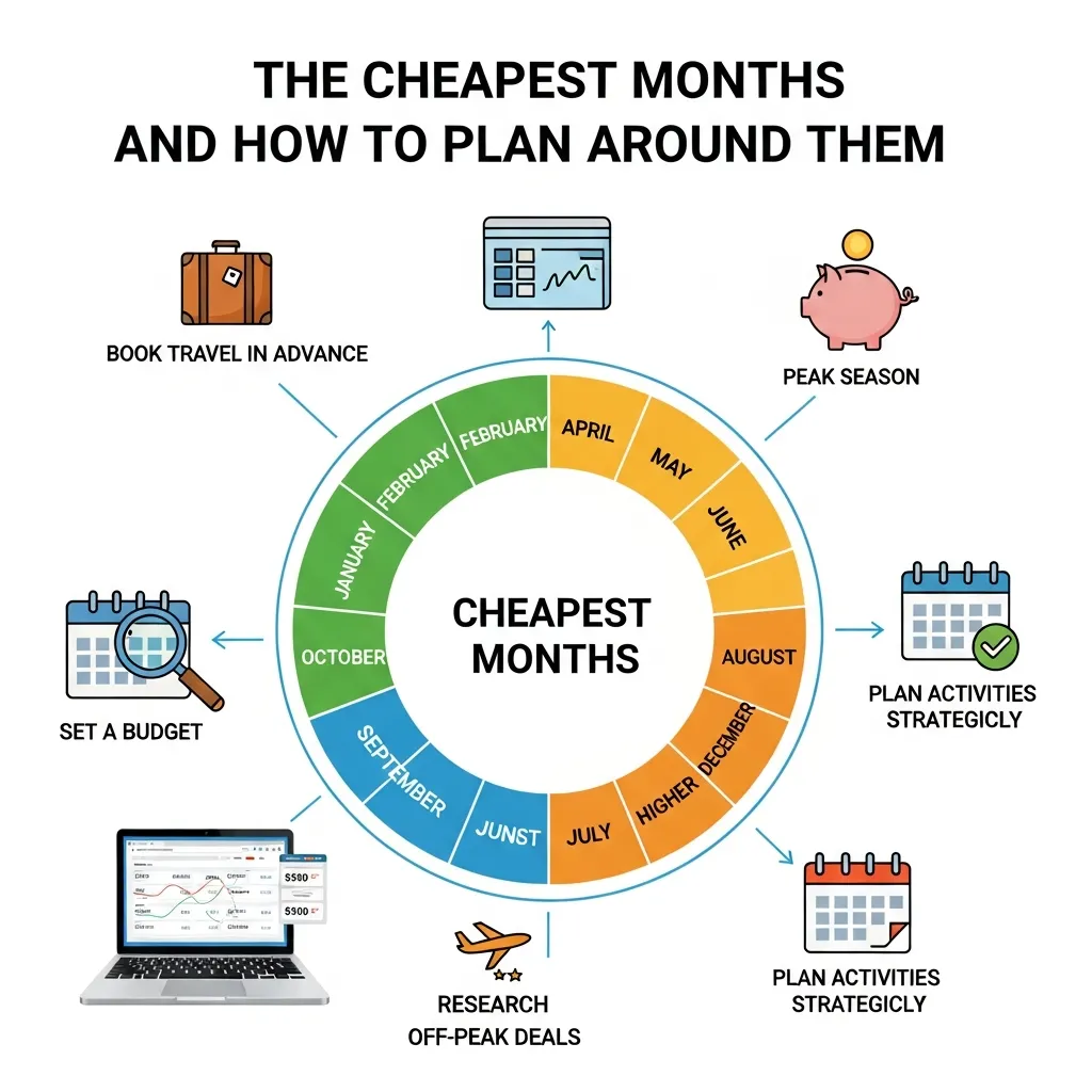 cheapest months