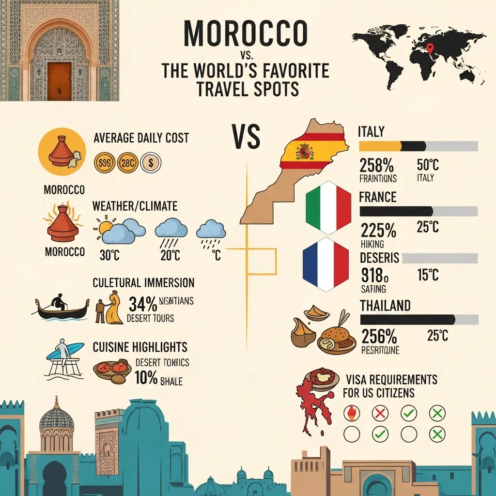 Morocco Compares to Other Popular Destinations